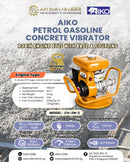 Aiko Petrol Gasoline Concrete Vibrator with Robin Engine EY20 Come With Base & Coupling | Model: CV-ZN-2 Robin 