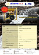 Aiko Petrol Water Pump 3"X3" C/W EY20 Robin S Engine | Model : WP-PTG307-EY20 Water Pump Aiko 