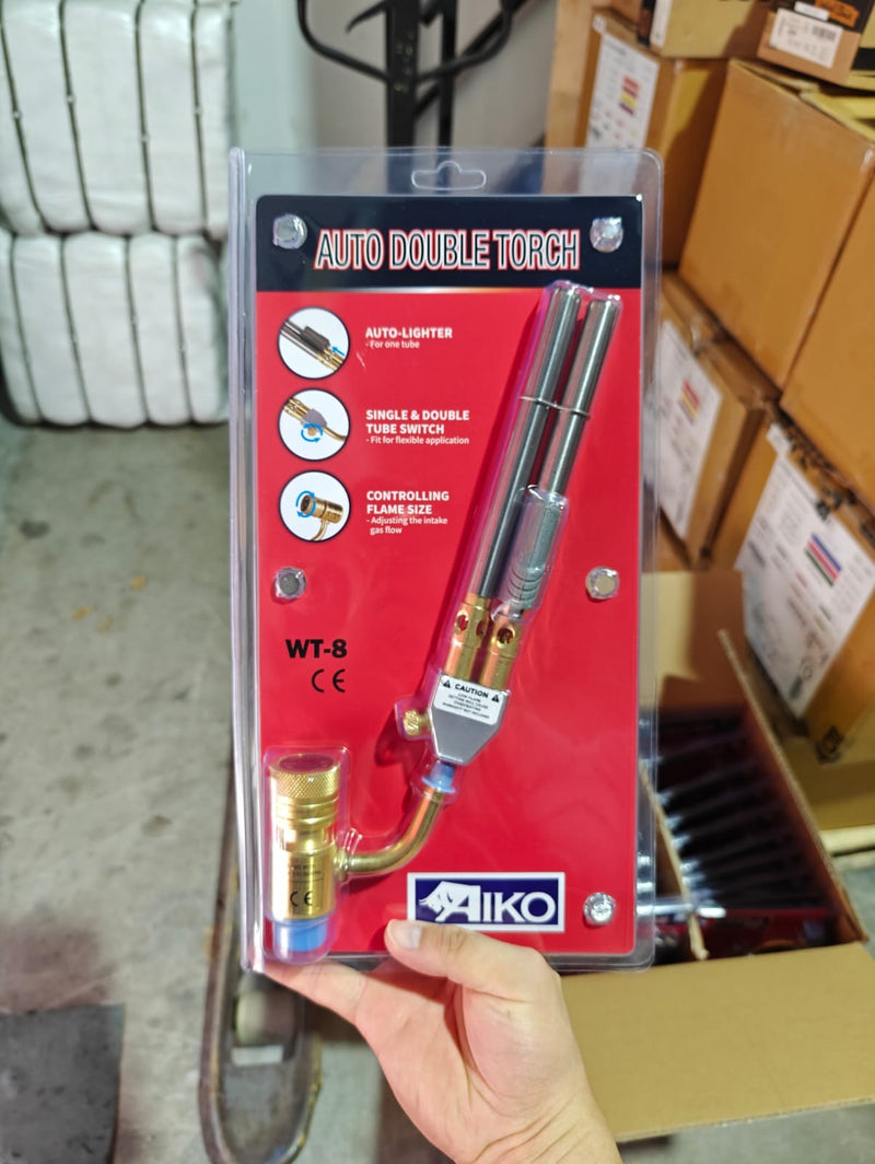 Aiko Pro Swivel Brazing Torch (Double Tube) | Model : PRO-WT8 Aiko 