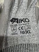Aiko PU Grey Glove 10" Level 5 Cut (4543) - 120pairs/ carton | Model: GLOVE-OR-PU-G-AK Glove Aiko 