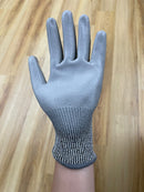 Aiko PU Grey Glove 10" Level 5 Cut (4543) - 120pairs/ carton | Model: GLOVE-OR-PU-G-AK Glove Aiko 