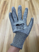Aiko PU Grey Glove 10" Level 5 Cut (4543) - 120pairs/ carton | Model: GLOVE-OR-PU-G-AK Glove Aiko 