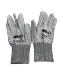 Aiko PU Grey Glove 10" Level 5 Cut (4543D) (1 Pack=12pairs) (1 Carton 120pairs) | Model: GLOVE-OR-PU-SH Glove Aiko 