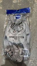 Aiko PU Grey Glove 10" Level 5 Cut (4543D) (1 Pack=12pairs) (1 Carton 120pairs) | Model: GLOVE-OR-PU-SH Glove Aiko 