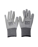 Aiko PU Grey Glove 10" Level 5 Cut (4543D) (1 Pack=12pairs) (1 Carton 120pairs) | Model: GLOVE-OR-PU-SH Glove Aiko 