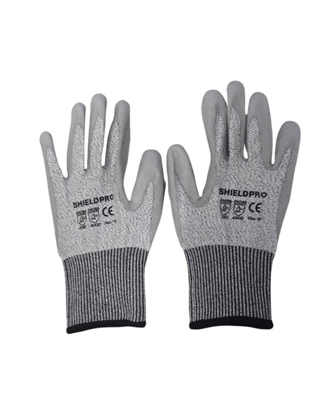 Aiko PU Grey Glove 10