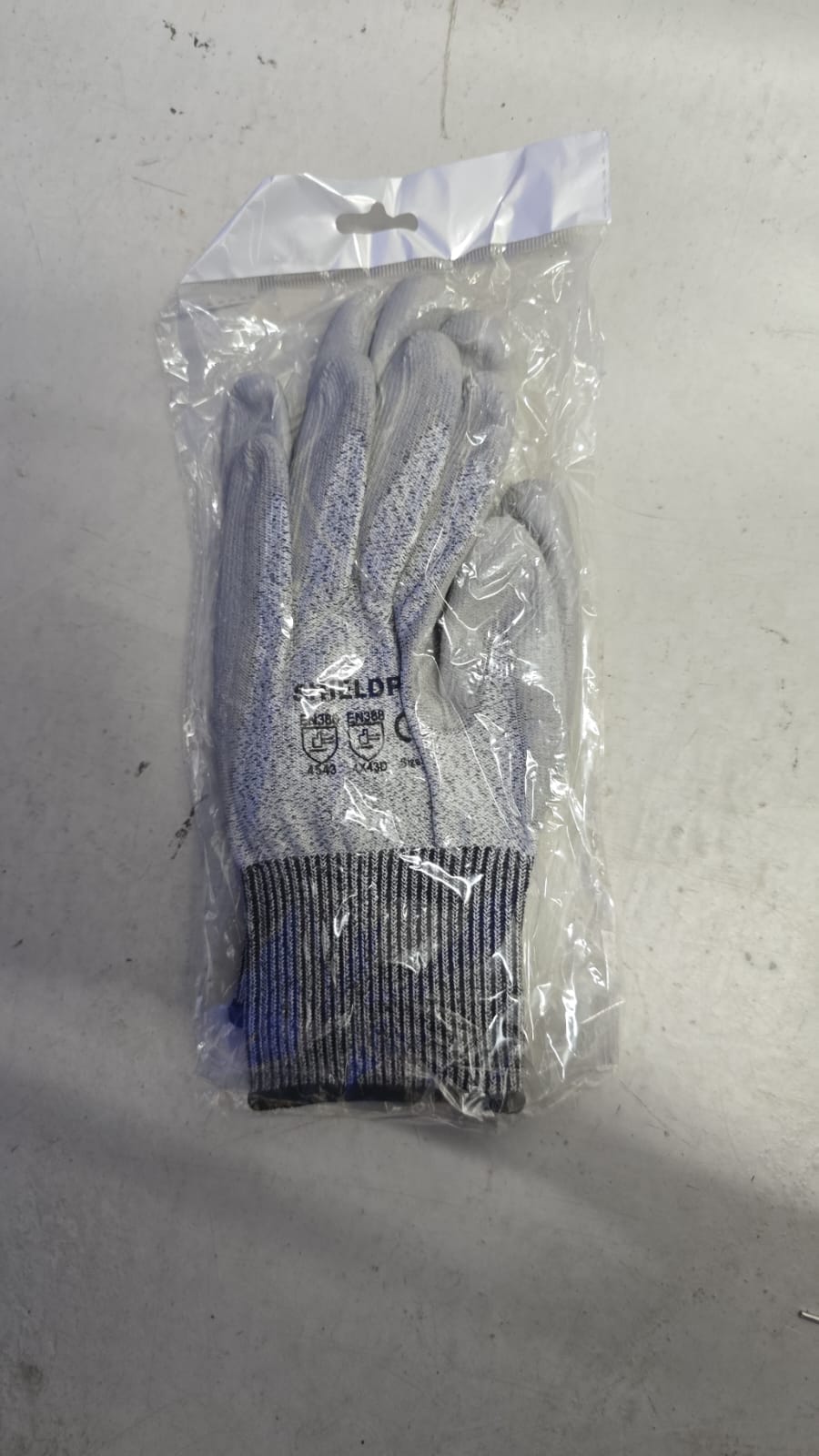 Aiko PU Grey Glove 10