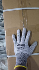 Aiko PU Grey Glove 10" Level 5 Cut (4543D) - 120pairs/ carton | Model: GLOVE-OR-PU-G-AK Glove Aiko 