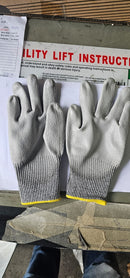 Aiko PU Grey Glove 10" Level 5 Cut (4543D) - 120pairs/ carton | Model: GLOVE-OR-PU-G-AK Glove Aiko 