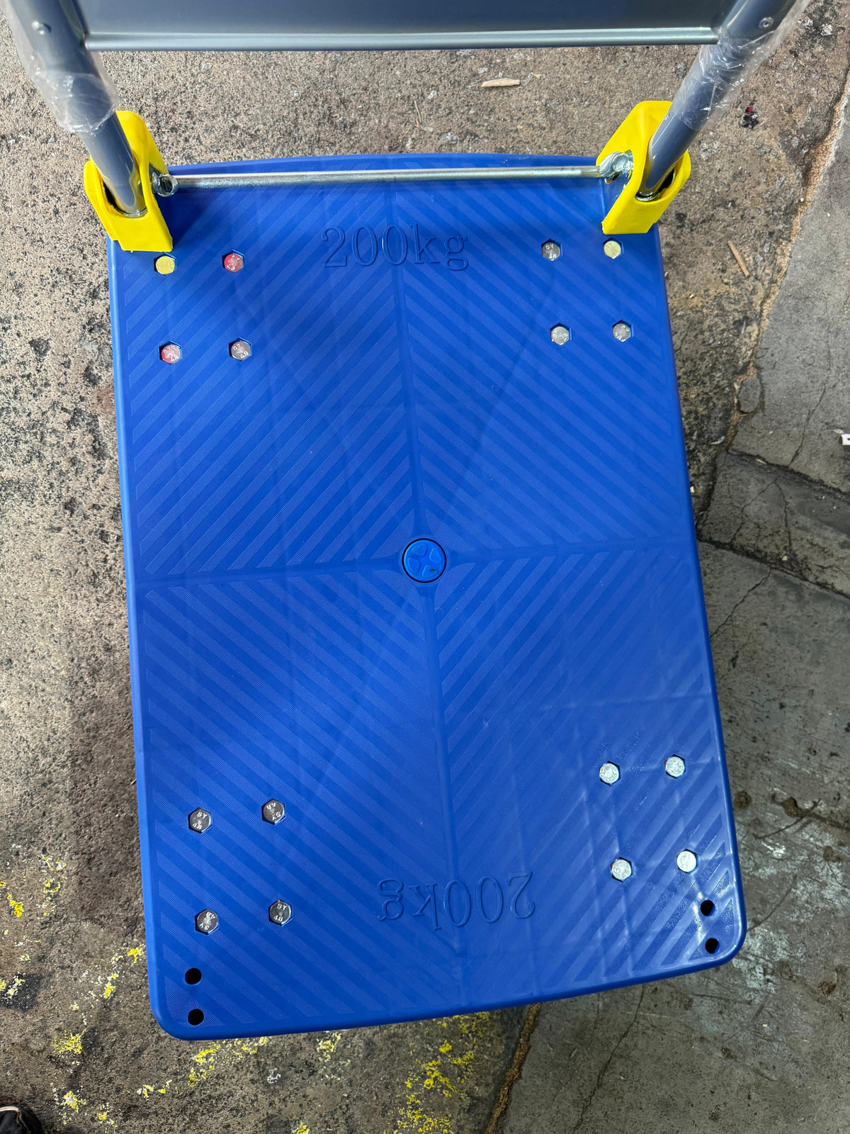 Aiko PVC Plastic Blue Trolley 150kg | Model : TRL-DL150Z
