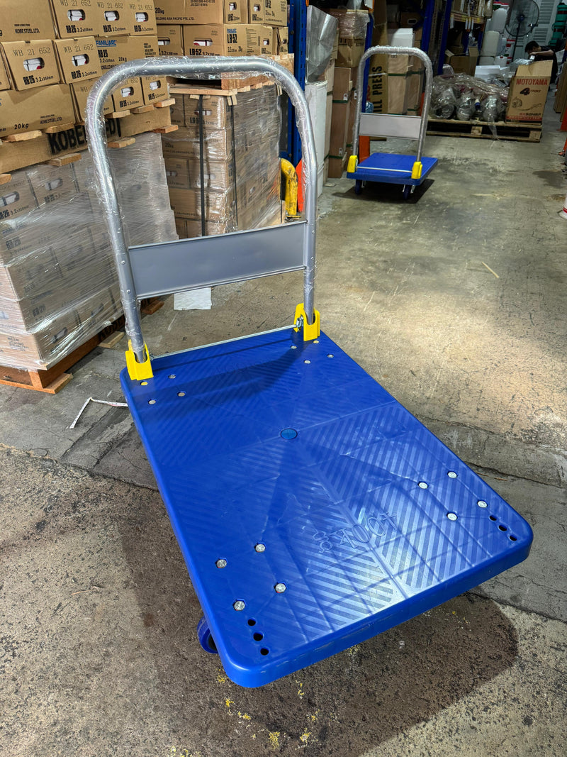 Aiko PVC Plastic Blue Trolley 300kg | Model : TRL-DL300F Trolley Aiko 