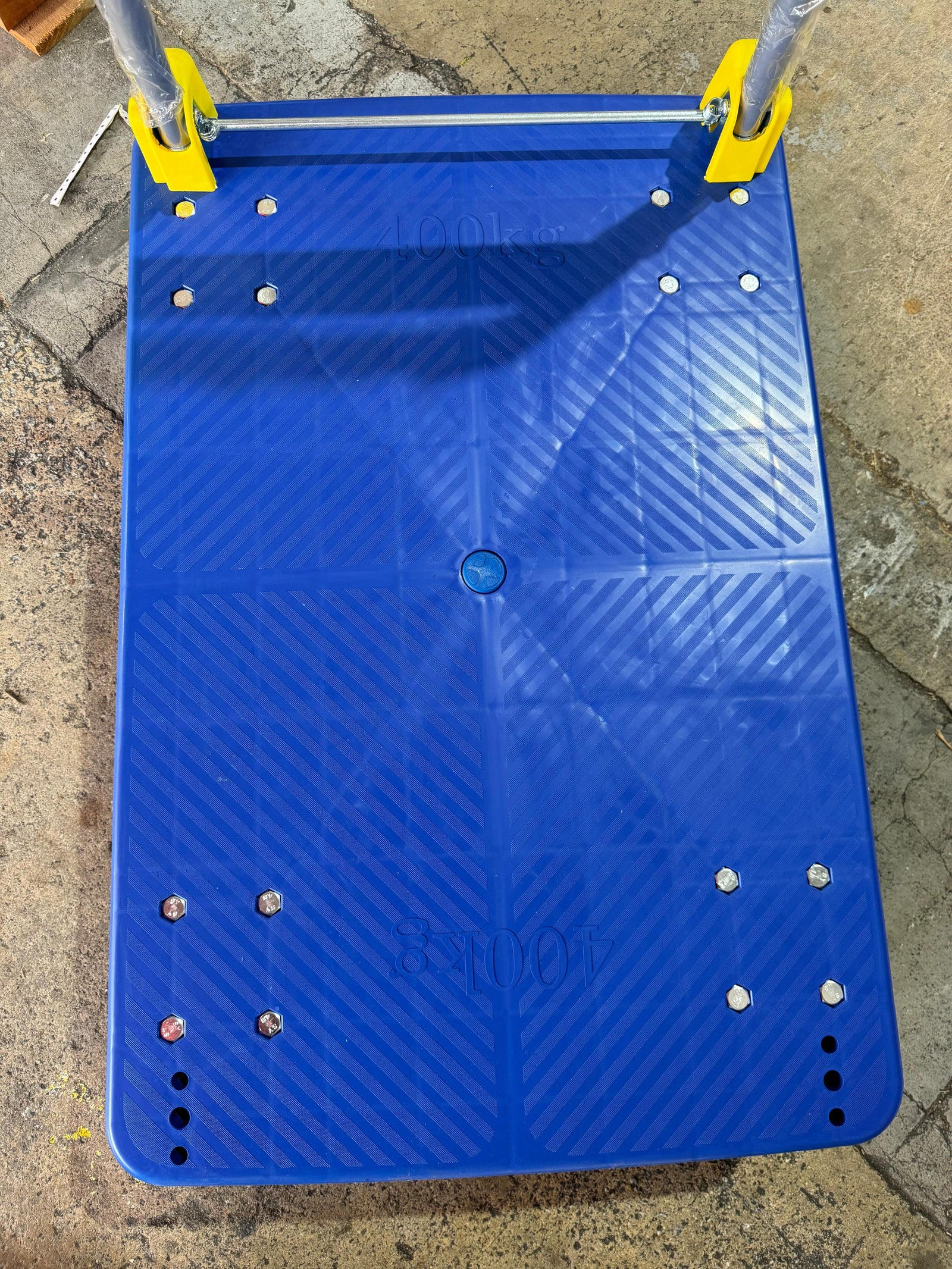 Aiko PVC Plastic Blue Trolley 300kg | Model : TRL-DL300F