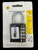 Aiko Resettable Number Lock 40mm #352 (Short) #214-UH | Model : PL-R352-AK-YM