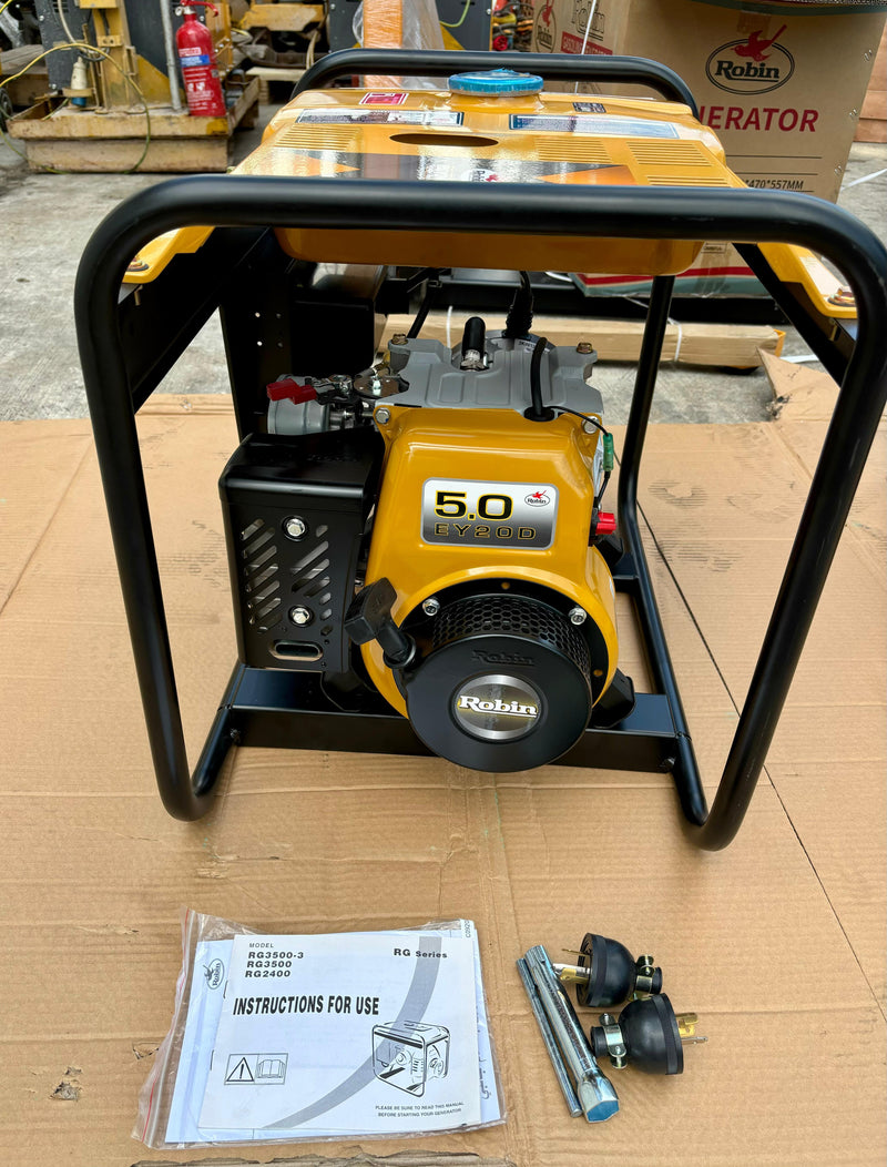 Aiko Robin Petrol Generator 2.0KW 240V 50HZ C/W EY20 Engine | Model : REY2400D-EY20 Generator Aiko 