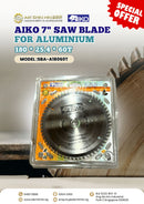 Aiko Saw Blade 7" 180*25.4*60T For Aluminium | Model: SBA-A18060T Saw Blade Aiko 