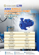 Aiko Single Centrifugal Pump 2" X 2" 2Hp 230V | Model : WP-HCPF-70 Water Pump Aiko 