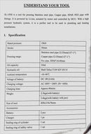 Aiko SS Battery 18V Pipe Clamper C/W Jaw M Type 15/22/28 360 Degree Turn | Model: SL-1930+JAW Pipe Clamper Aiko 