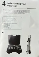 Aiko Stainless Steel Battery 18V Pipe Clamper C/W Jaw M Type 15/22/28 360° Degree Turn | Model: GES-1632+JAW Pipe Clamper Aiko 