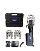 Aiko Stainless Steel Battery 18V Pipe Clamper C/W Jaw M Type 15/22/28 360° Degree Turn | Model: GES-1632+JAW Pipe Clamper Aiko 