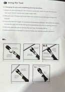 Aiko Stainless Steel Battery 18V Pipe Clamper C/W Jaw M Type 15/22/28 360° Degree Turn | Model: GES-1632+JAW Pipe Clamper Aiko 