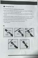 Aiko Stainless Steel Battery 18V Pipe Clamper M Type Jaw GE-1550 360 Degree Turn 15,22,28,35,42,54mm | Model: GE-1550+JAW Pipe Clamper Aiko 