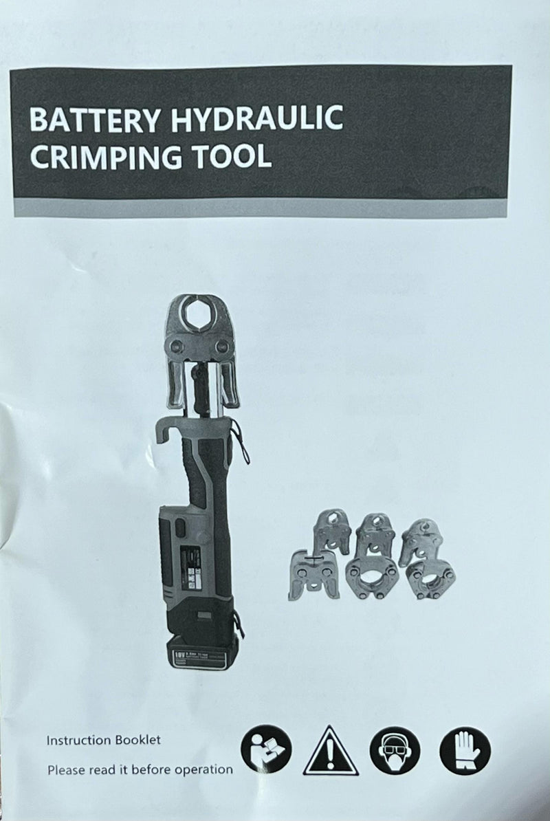 Aiko Stainless Steel Battery 18V Pipe Clamper M Type Jaw GE-1550 360 Degree Turn 15,22,28,35,42,54mm | Model: GE-1550+JAW Pipe Clamper Aiko 