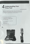 Aiko Stainless Steel Battery 18V Pipe Clamper M Type Jaw GE-1550 360 Degree Turn 15,22,28,35,42,54mm | Model: GE-1550+JAW Pipe Clamper Aiko 