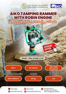 Aiko Tamping Rammer with Robin Engine EY20 | Model : TRM-HCD80-EY20 Tamping Rammer Aiko 
