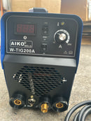 Aiko TIG200A 2T/4T 1 Phase C/W 8M WP17 Torch & 3M Welding Cable Set | Model: W-TIG200A-MY Welding Aiko 