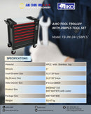 Aiko Tool Trolley with 258pcs Tool Set