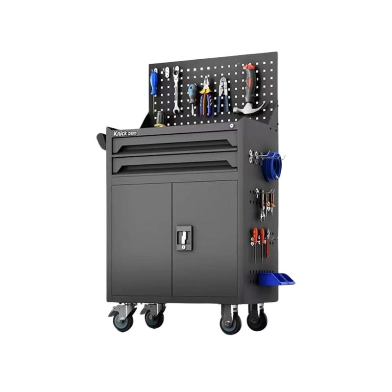 Aiko Tools Trolley with 2 Drawer and Tool Panel - Empty | Model : TB-XG-2D-TRL Tools Trolley Aiko 