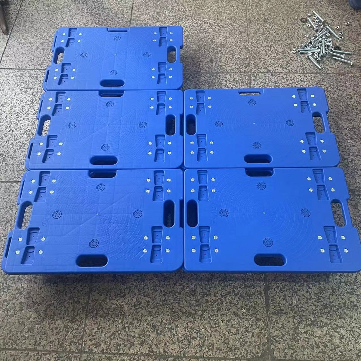 Aiko Connectable Tortoise Car Flat Board Trolley 600*400mm 150kg Witho