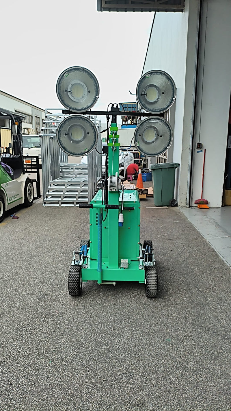 Aiko Tower Light 4X400W C/W 6GFLN-186FAE Generator - Mobile Worksite L