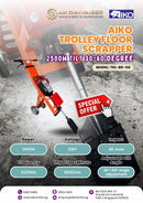 Aiko Trolley Floor Scrapper 2500W Tilt 30-60 Degree | Model : TRL-BK-SG Aiko 
