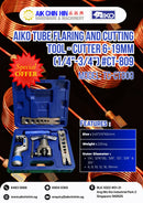 Aiko Tube Flaring and Cutting Tool - Cutter 6-19mm (1/4"-3/4")