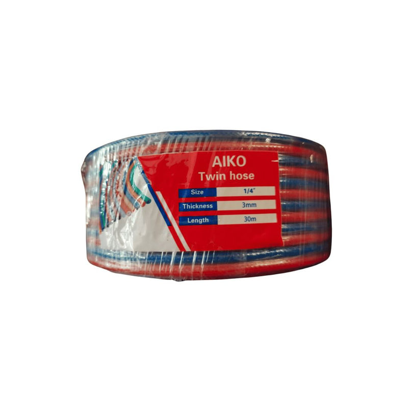 Aiko Twin Hose 3mm 1/4" | Model: HOSE-AM Twin Hose Aiko 