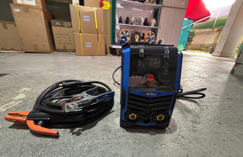 Aiko Welding Machine ARC200IC 240V C/W 3m Welding Cable & Earth Cable | Model: W-ARC200IC-4.0 ARC Welding Machine Aiko 