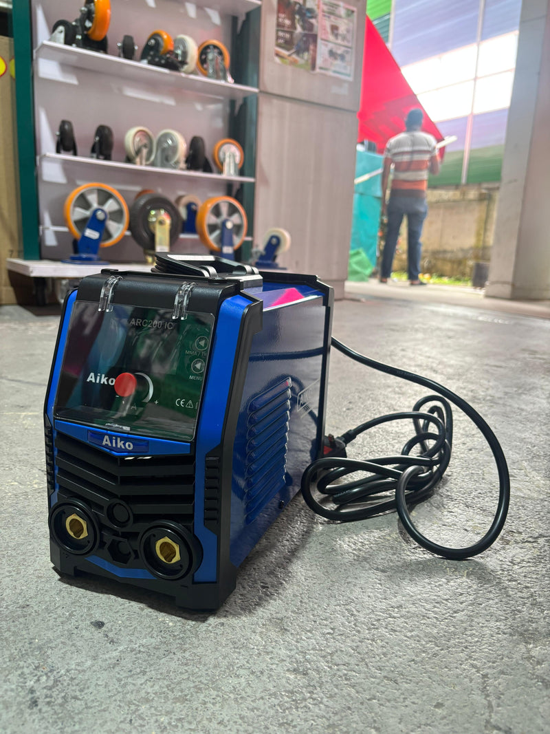 Aiko Welding Machine ARC200IC 240V C/W 3m Welding Cable & Earth Cable | Model: W-ARC200IC-4.0 ARC Welding Machine Aiko 