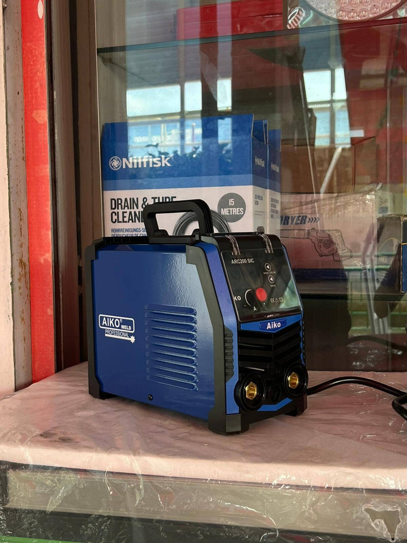 Aiko Welding Machine ARC200SIC 240V C/W 3m Welding Cable & Earth Cable | Model: W-ARC200SIC Welding Machine Aiko 