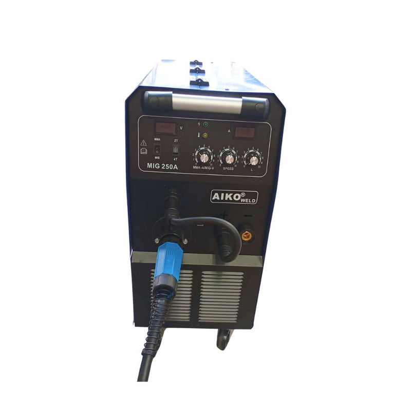 Aiko Welding Machine IGBT MIG250A C/W MIG AK15 4m & 3m Welding Cable | Model : W-MY-MIG250A MIG Welding Machine Aiko 