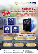 Aiko Welding Machine MIG200MIX 240V C/W 2.5m QTB150 Torch + 3m Welding Cable & Earth Cable | Model: W-MIG200MIX-3IN1 Welding Machine Aiko 