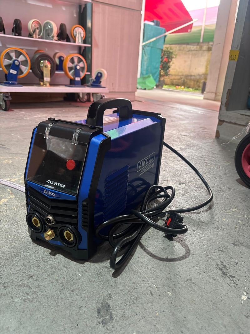 Aiko Welding Machine TIG200A 240V C/W 8m TIG26 Torch + 3m Welding Cable &amp; Earth Cable | Model: W-TIG200A-4.0 Welding Machine Aiko 