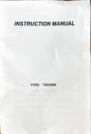 Aiko Welding Machine TIG200A 240V C/W 8m TIG26 Torch + 3m Welding Cable &amp; Earth Cable | Model: W-TIG200A-4.0 Welding Machine Aiko 