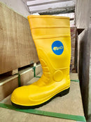Aiko Yellow Boots C/W Steel Toe & Plate (Matte) | Model : YB-ASDM-MATTE Yellow Boots Aiko 