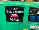Aiko/Eishin Silent Diesel Generator 6KW 240V 50HZ C/W 188FBE Engine | Model: 7GFLN-188FBE Diesel Generator Aiko 