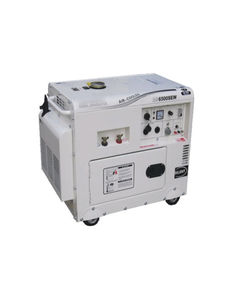 Aiko/Eishin Silent Diesel Welder Generator 200AMP 2KVA 240V 50HZ C/W 192FE Engine | Model: 8GFLNW-192FE Diesel Welder Generator Aiko 