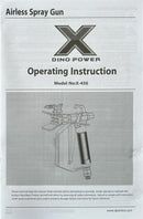 Airless Spray Gun (X450) For X45 Use | Model: AS-DP-X450 Airless Spray Gun Aik Chin Hin 
