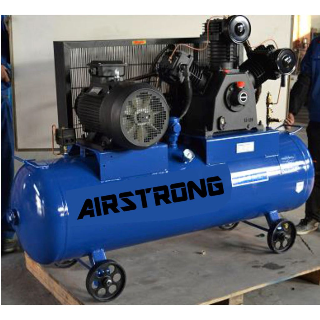 Kompressor Strong Airstrong 15HP 12 Bar 400L 2 Stage 3 Phase (415V) Air Compressor | Mod