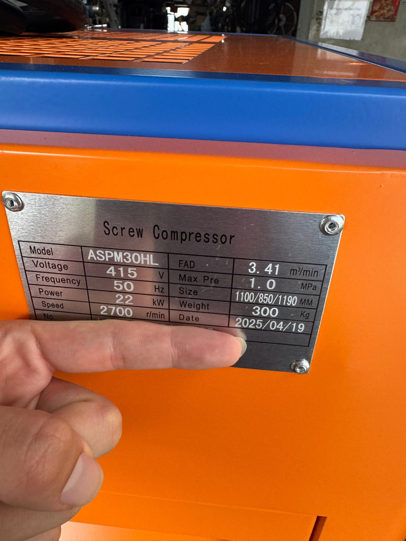 Airstrong 30HP Rotary Inverter Screw Air Compressor