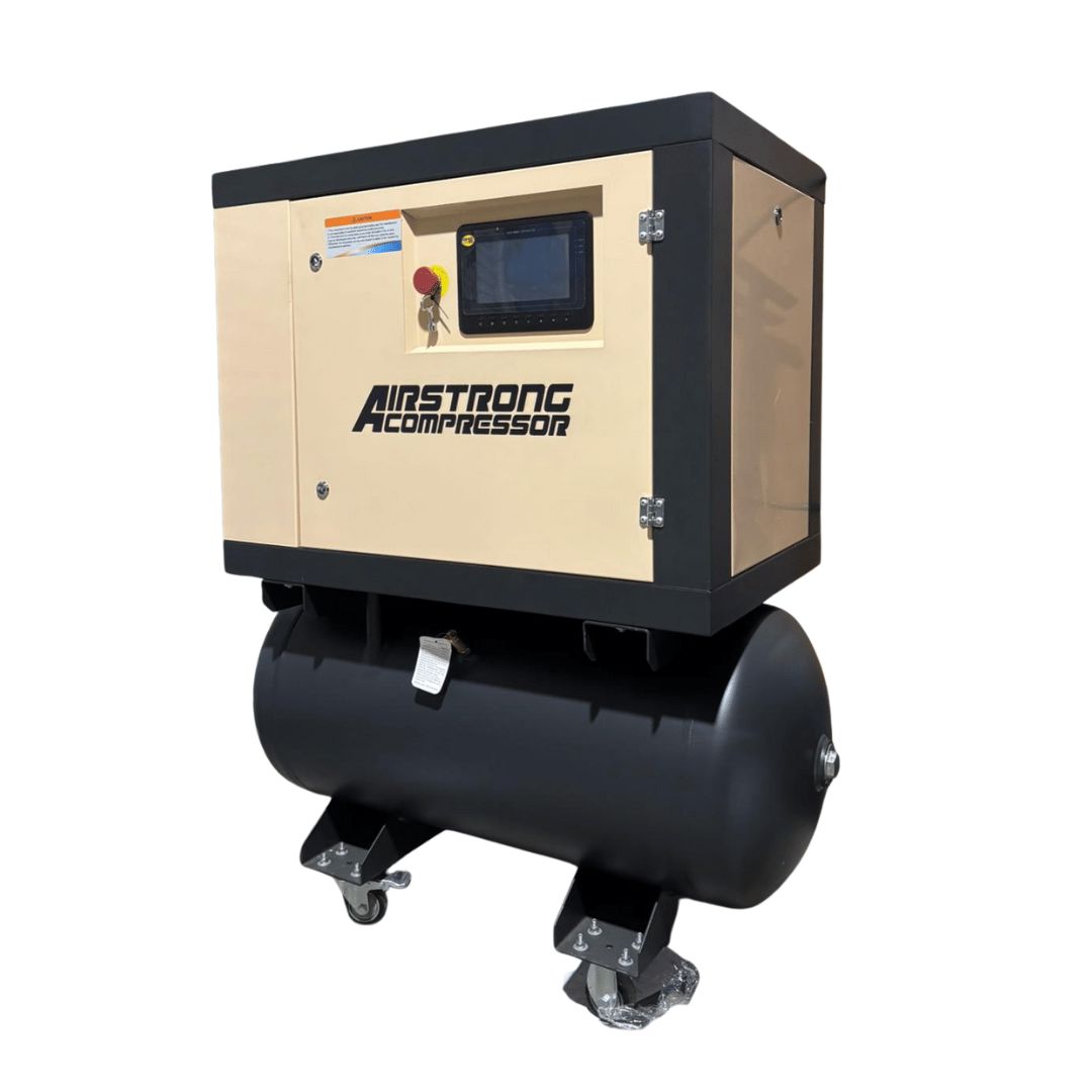 Airstrong 5.5HP 10Bar 230V Screw Compressor C/W 160L Tank | Model: A-A